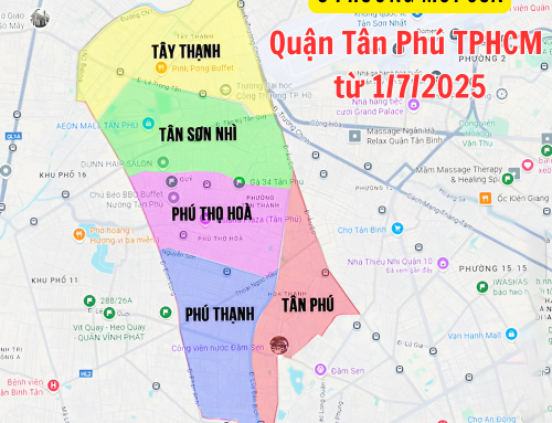 Tên gọi chính thức các phường của Quận Tân Phú sau sắp xếp ĐVHC
