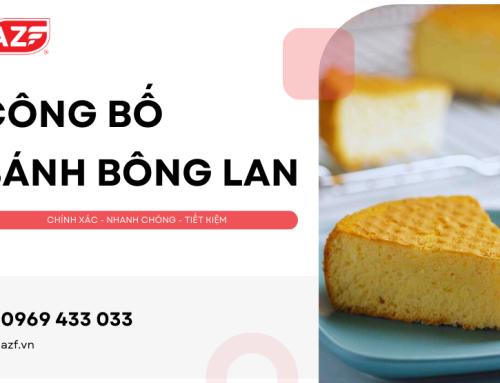 Công bố sản phẩm bánh bông lan nhanh chóng và chính xác
